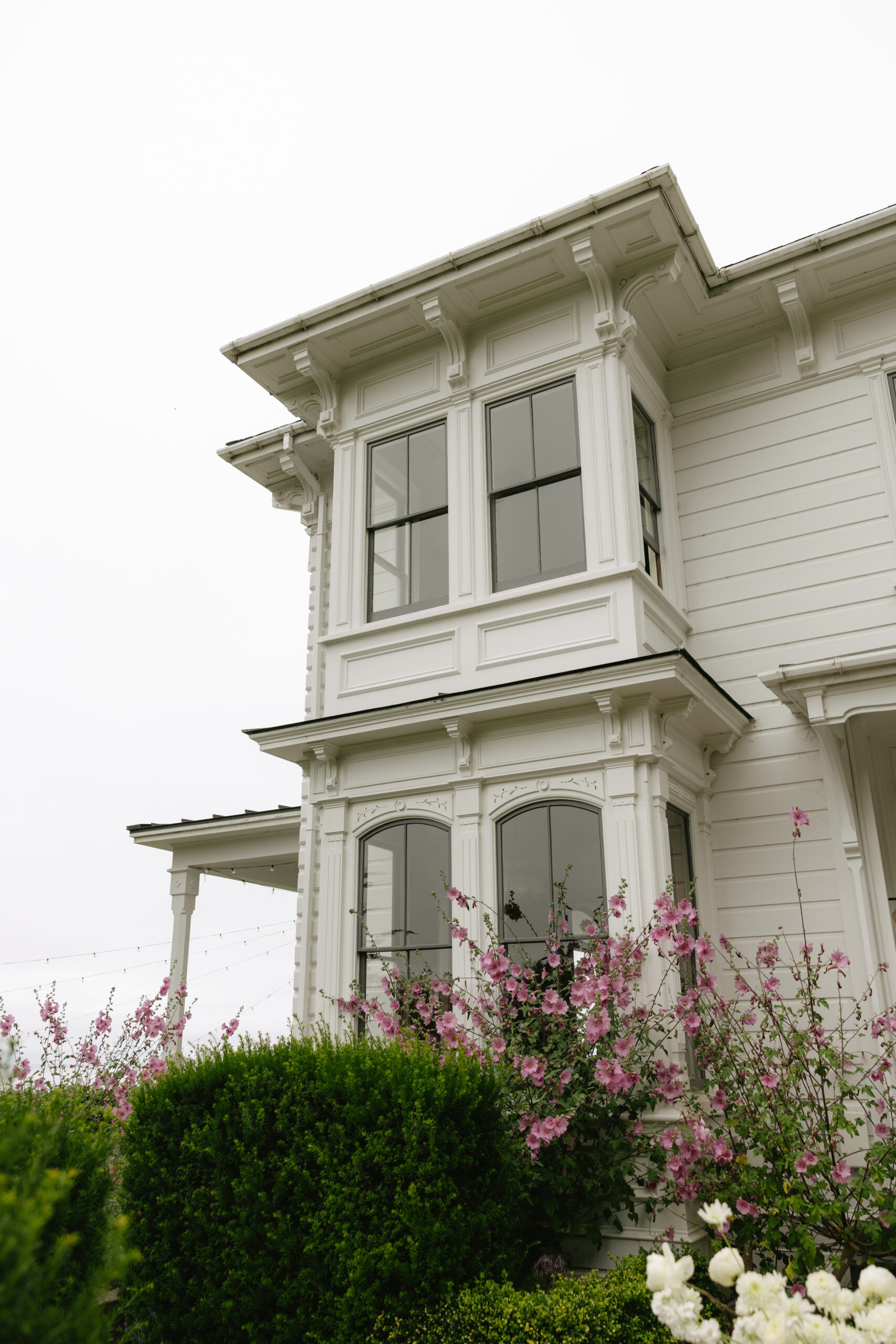 The historic farmhouse at Switzer Farm