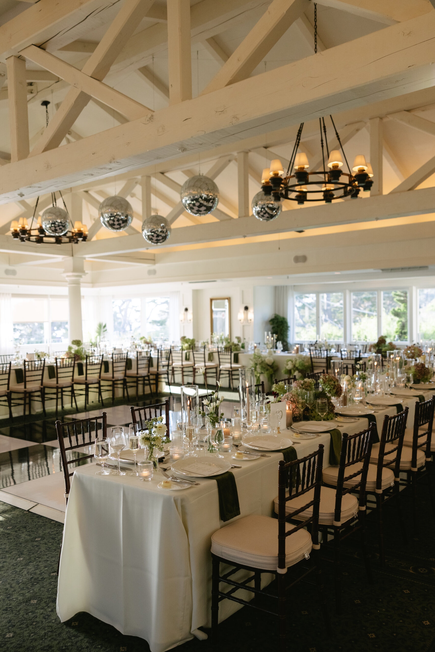 An inside view of the reception space at La Playa Hotel