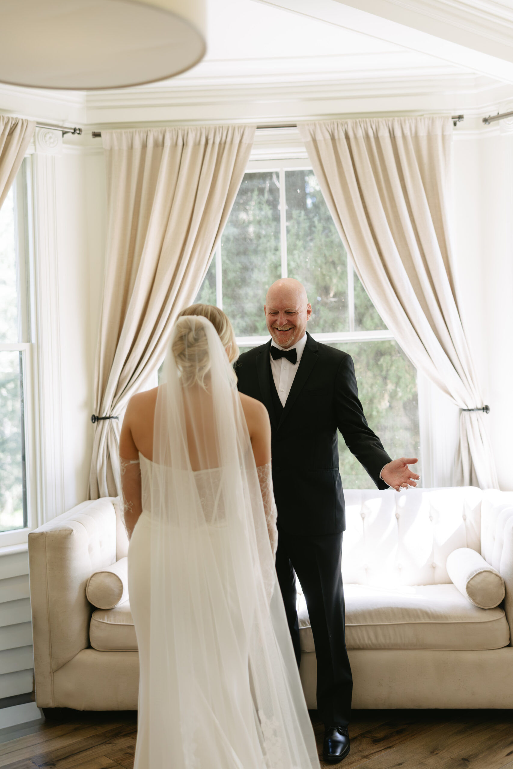 A dad's reaction to a father daughter first look