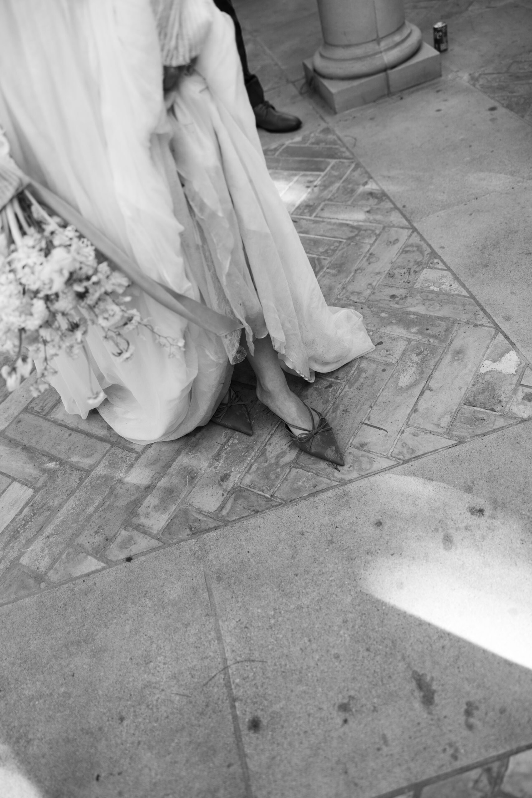 An editorial wedding photo at a styled shoot at etienne estate