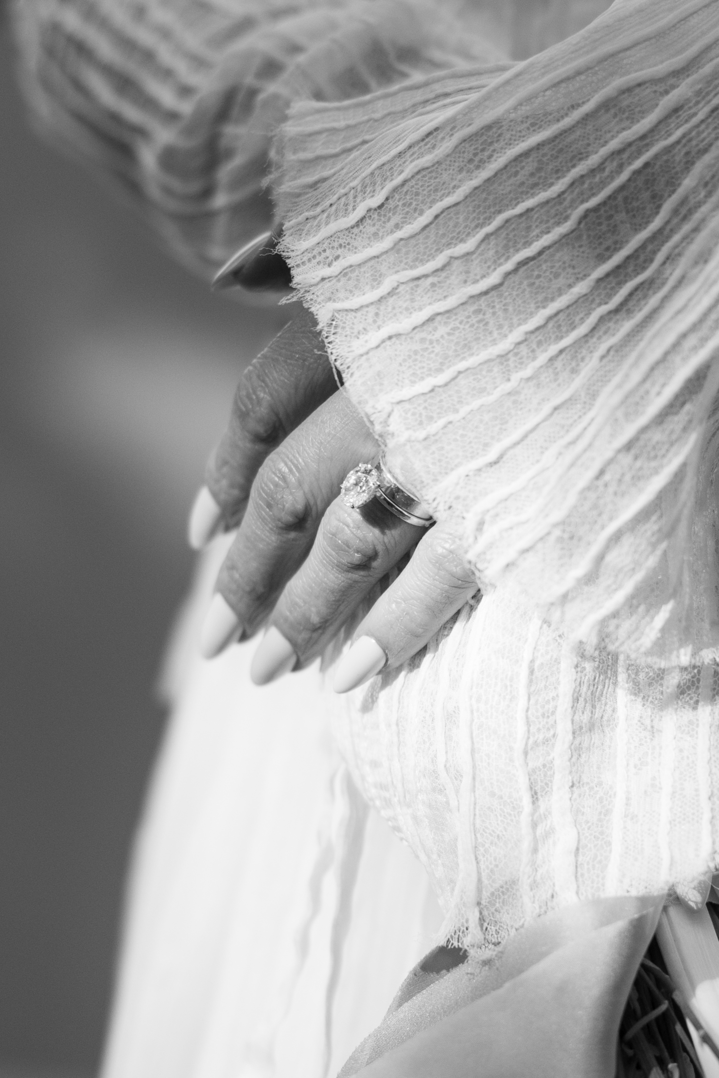 An up close photo of a wedding ring